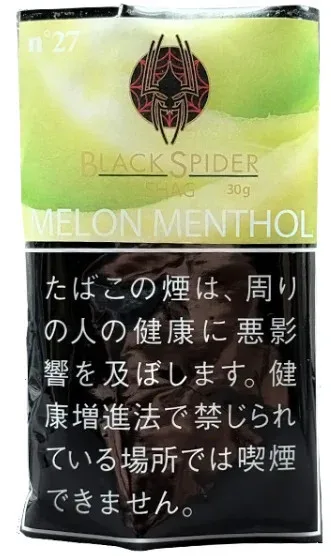 Black Spider Shag Melon Menthol 30g装