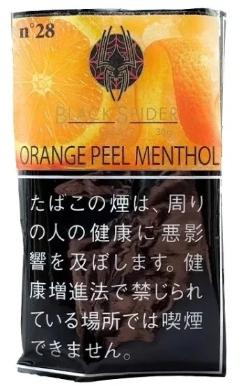 Black Spider Shag Orange Peel Menthol 30g装