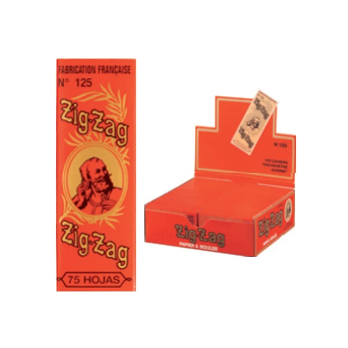 ZIG-ZAG 经典橙 1¼ 卷纸