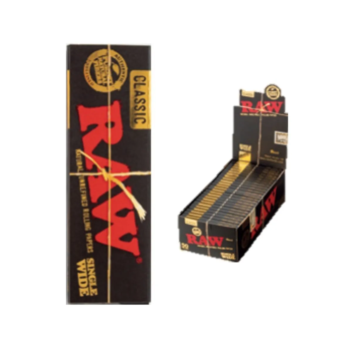 RAW 黑金单张卷纸