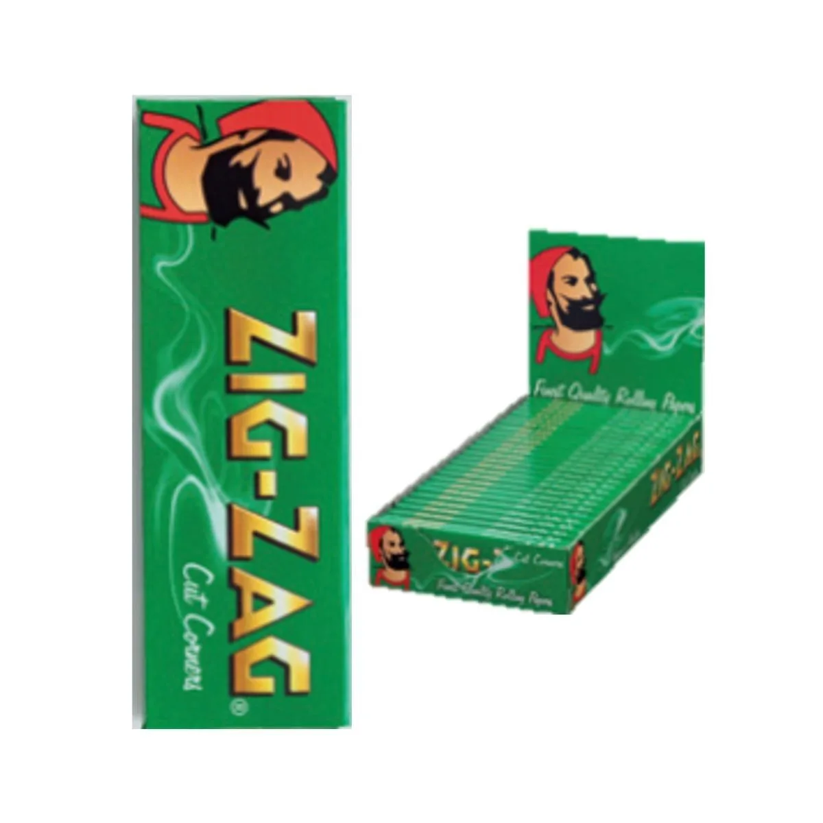 ZIG-ZAG 绿色单张卷纸