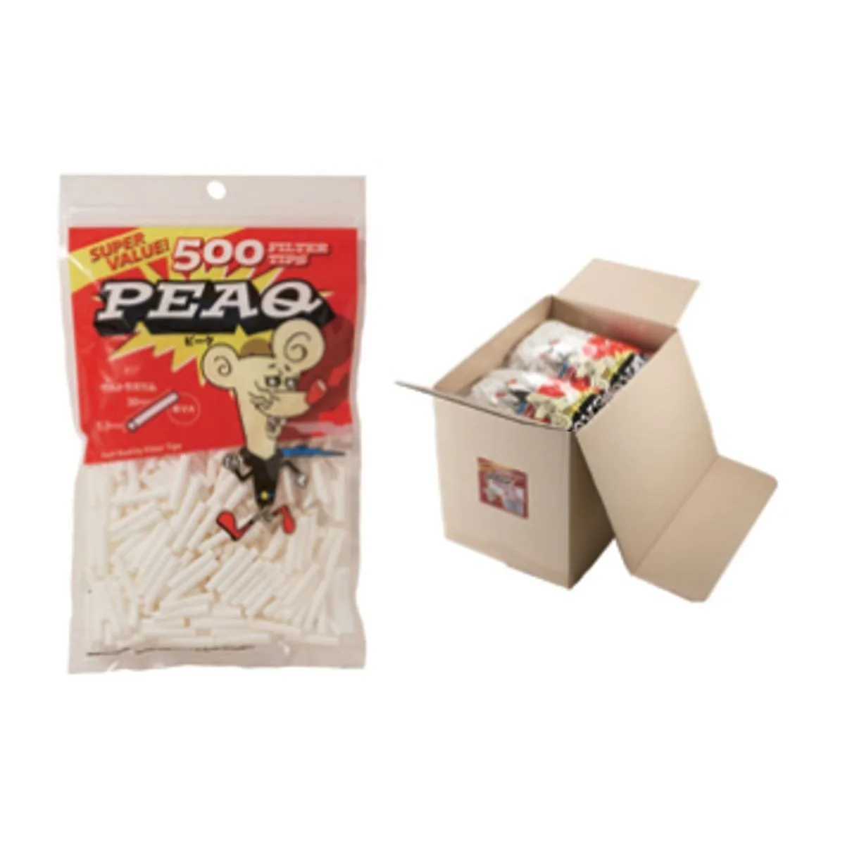 PEAQ 超细长款滤嘴 500支装