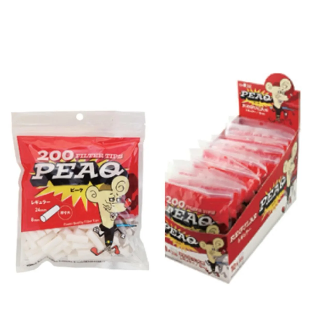 PEAQ 常规长款滤嘴 200支装