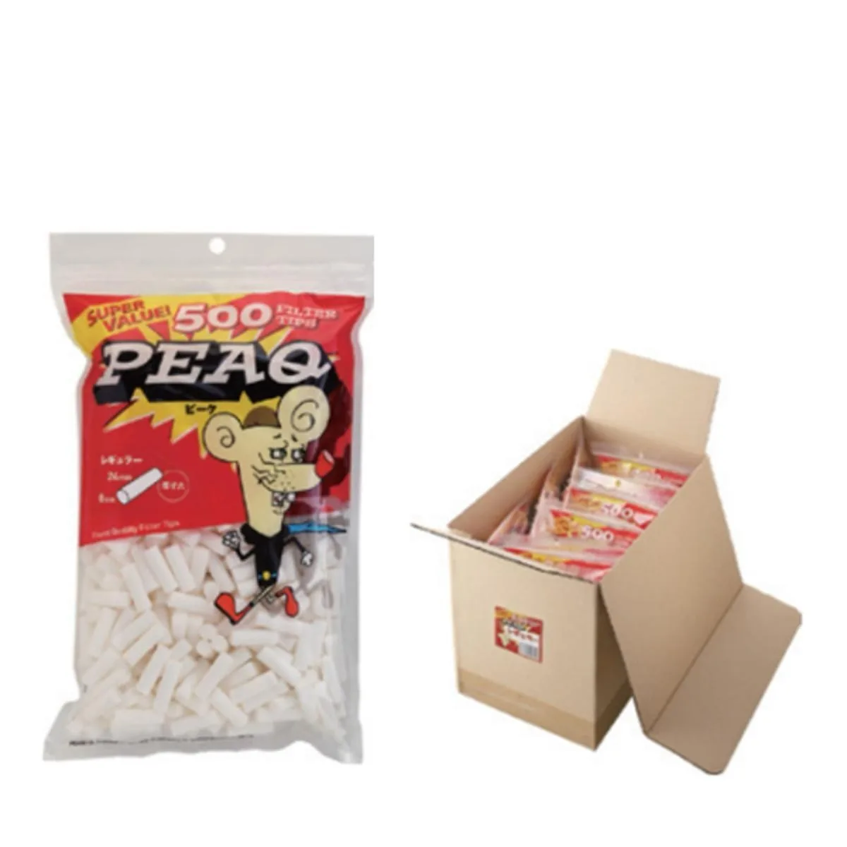 PEAQ 常规长款滤嘴 500支装